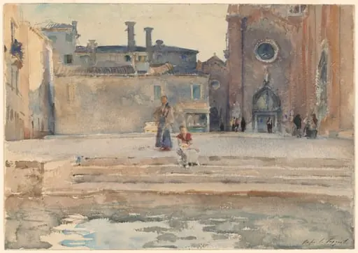 Campo dei Frari, Venice, by John Singer Sargent
