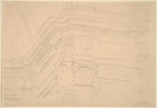 Capilla Real Entablature, Granada, by John Singer Sargent