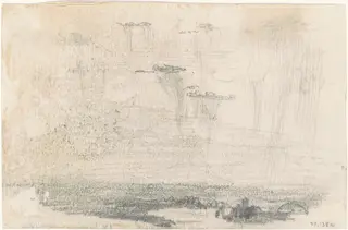 Clouds [verso], by John Singer Sargent, 1871