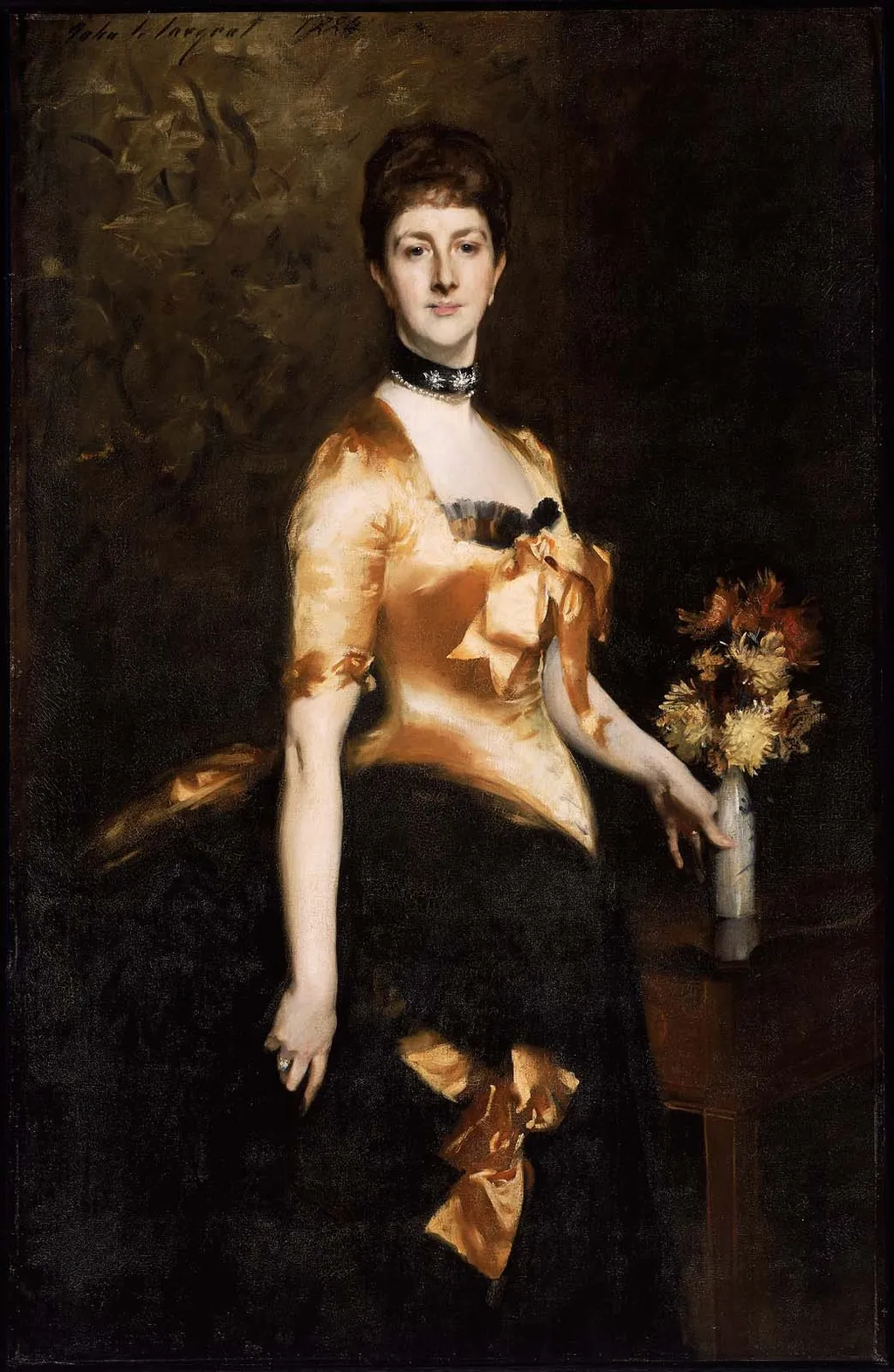 Edith, Lady Playfair (Edith Russell), by John Singer Sargent, oil, 1892