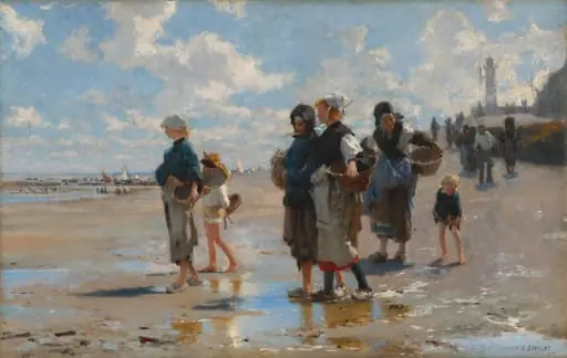 En route pour la pêche (Setting Out to Fish), by John Singer Sargent