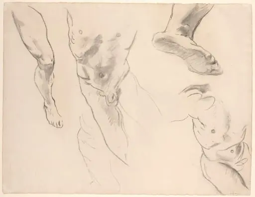 Figure Studies of a Nude Youth, by John Singer Sargent