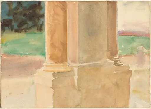 Frascati, Architectural Study, by John Singer Sargent