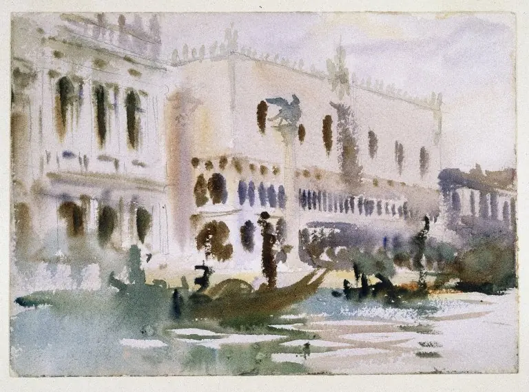 From the Gondola, by John Singer Sargent