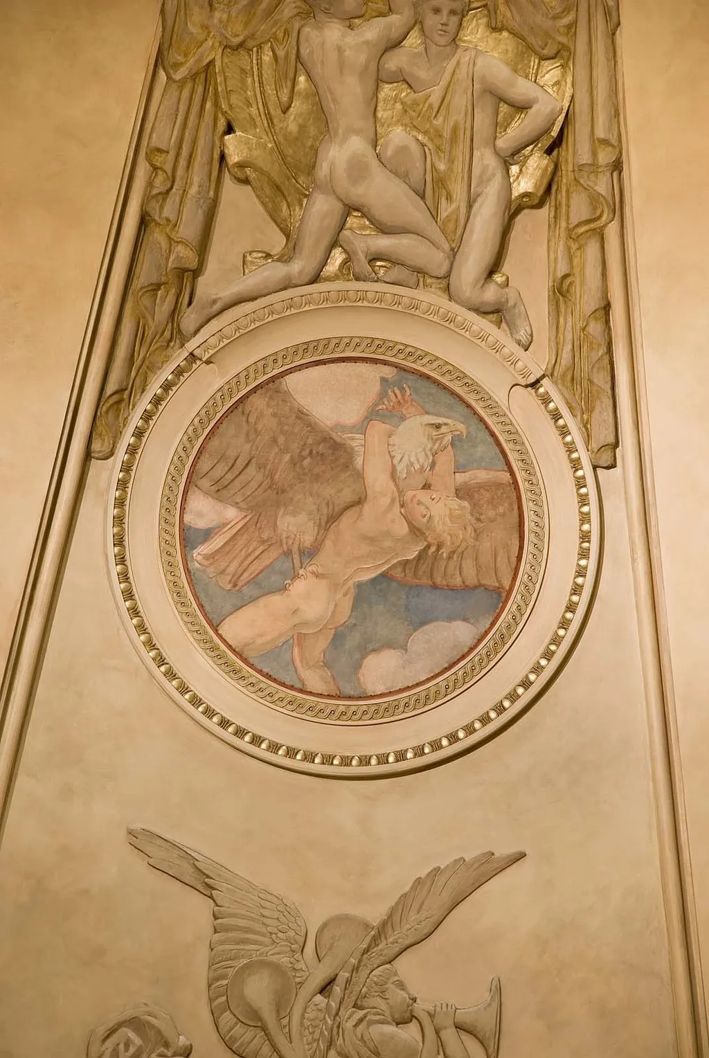 Ganymede and the Eagle, by John Singer Sargent, oil, 1921