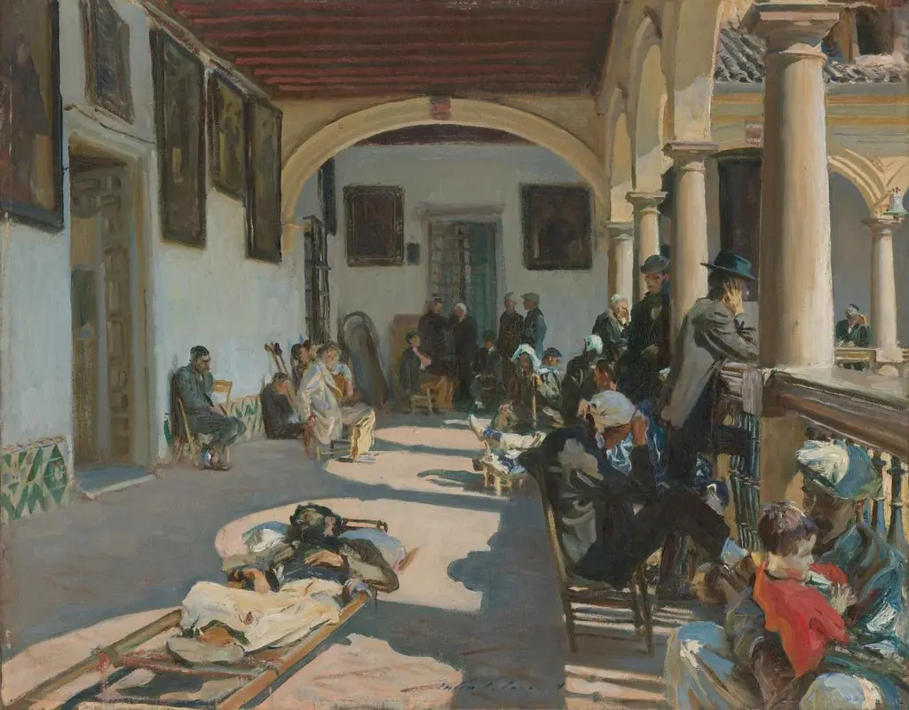 Hospital at Granada, by John Singer Sargent
