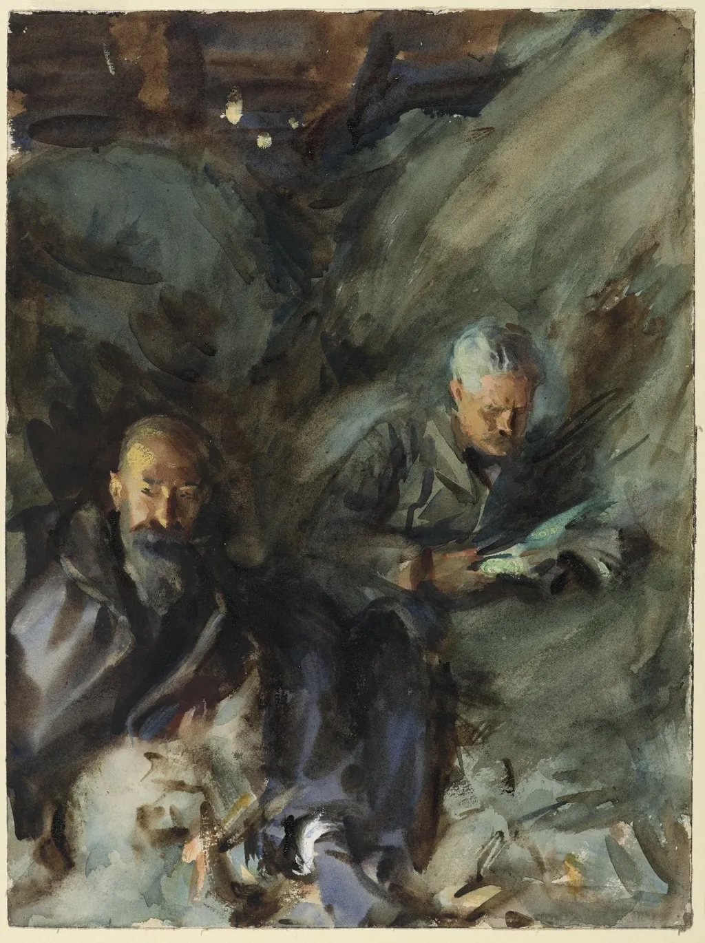In a Hayloft, by John Singer Sargent, unspecified, 1904