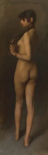Life Study (Study of an Egyptian Girl), by John Singer Sargent