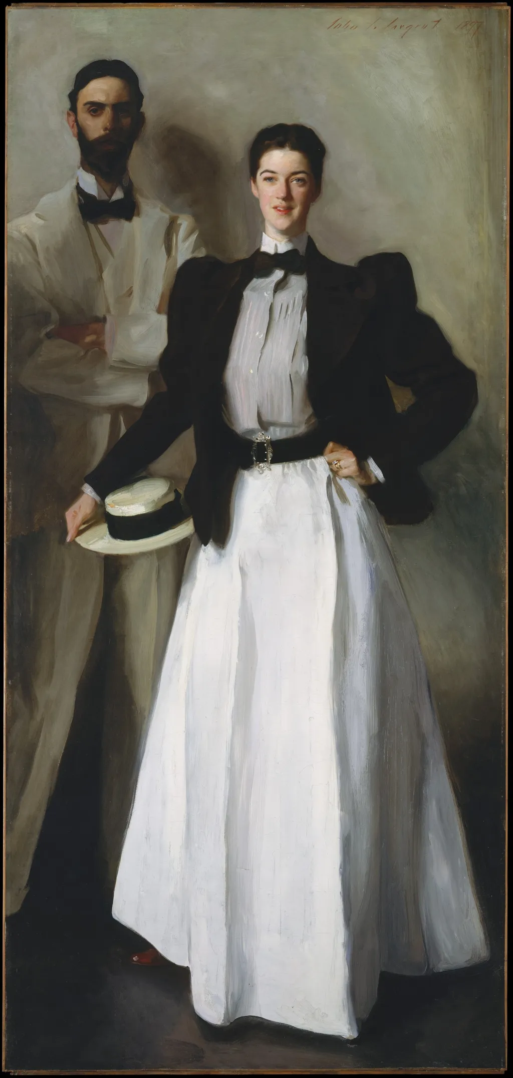 Mr. and Mrs. I. N. Phelps Stokes, by John Singer Sargent, oil, 1899