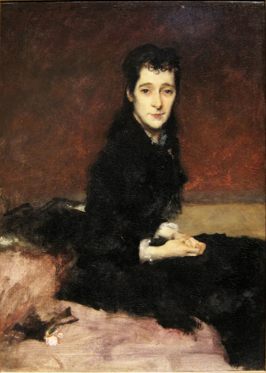 Mrs. Charles Gifford Dyer (Mary Anthony), by John Singer Sargent, oil, 1890