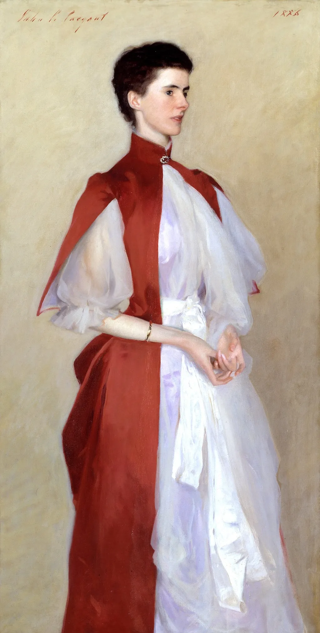 Mrs Robert Harrison, by John Singer Sargent, oil, 1894