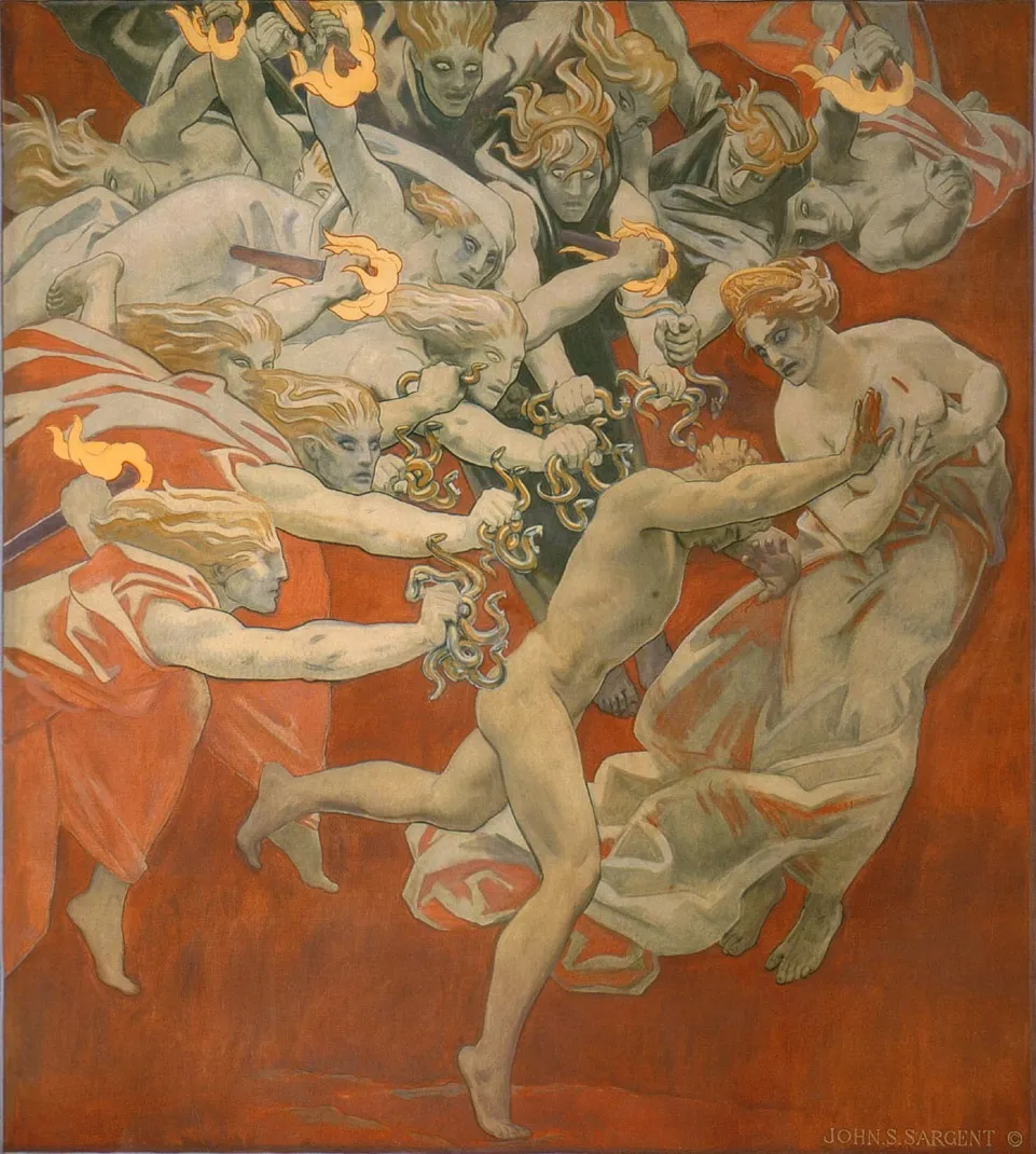 Orestes, by John Singer Sargent, oil, 1921