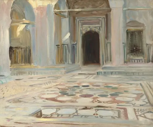 Pavement, Cairo, by John Singer Sargent
