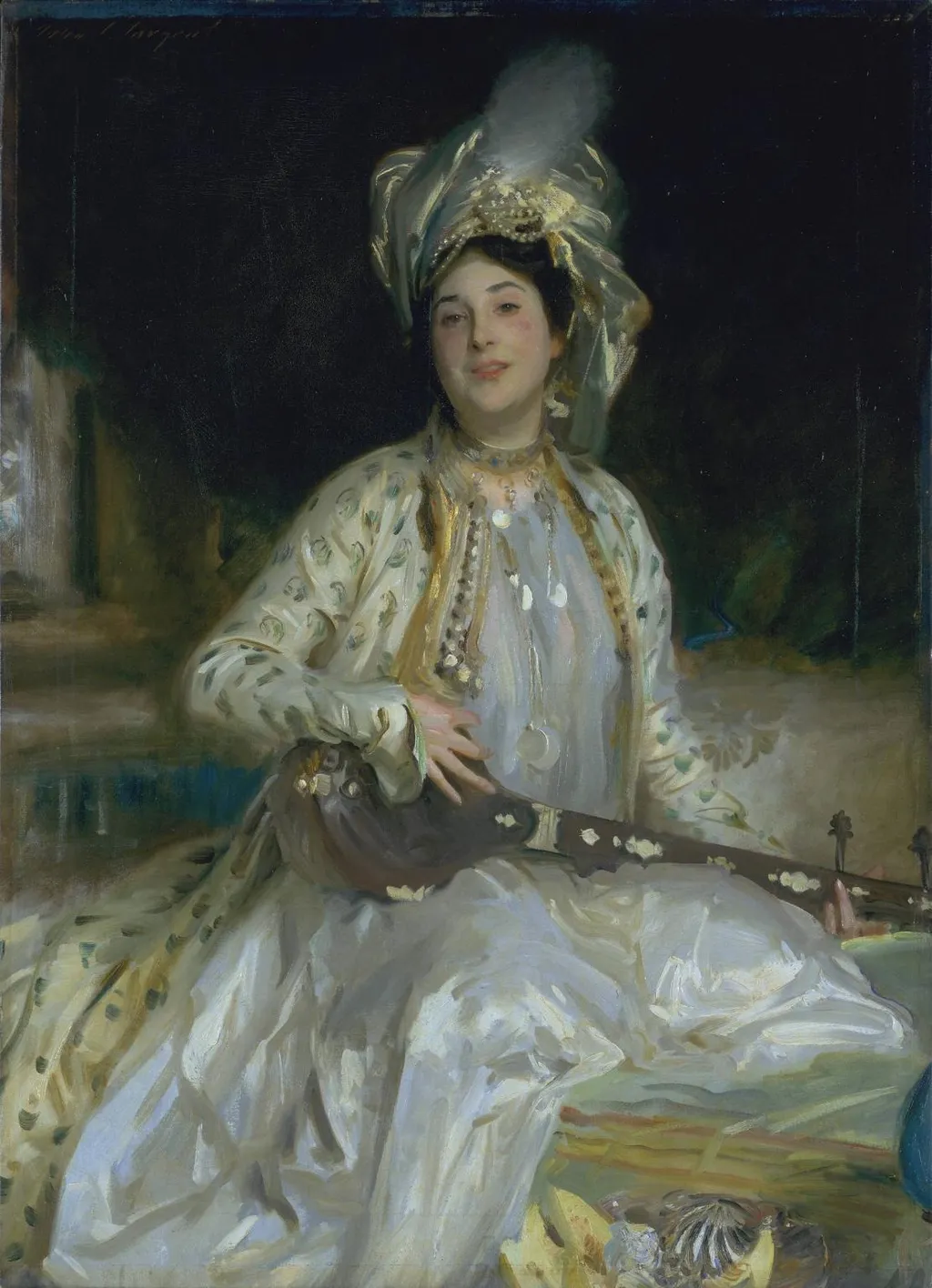 Portrait of Almina Daughter of Asher Wertheimer, by John Singer Sargent, oil, 1908