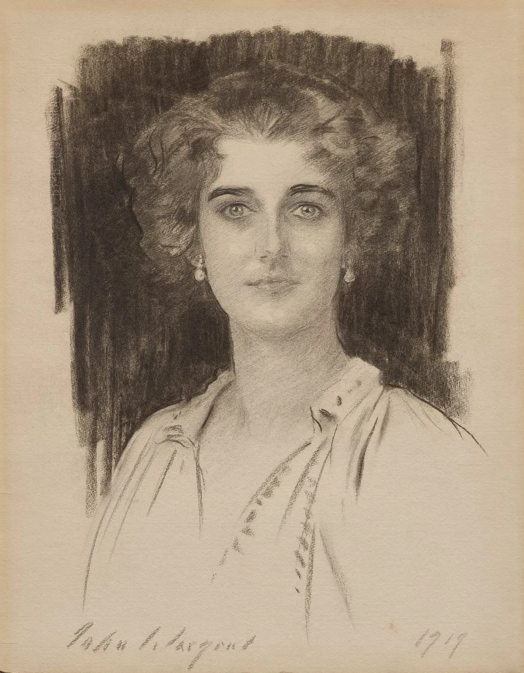 Portrait of Dorothy Draper, by John Singer Sargent, 1919