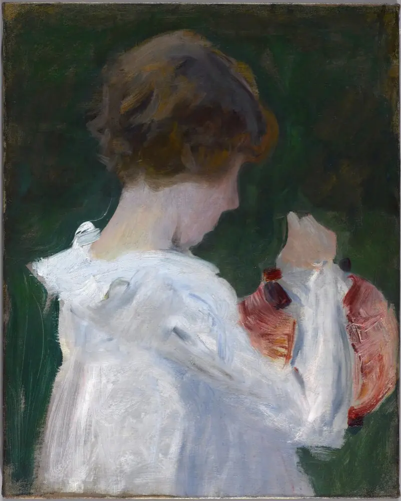 Sketch for 'Carnation, Lily, Lily, Rose', by John Singer Sargent