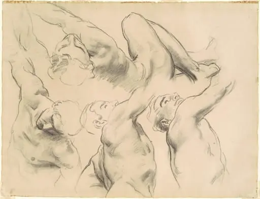 Studies for "Heaven" and "Hell", by John Singer Sargent