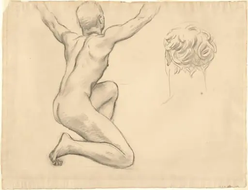 Studies for "The Unveiling of Truth", by John Singer Sargent