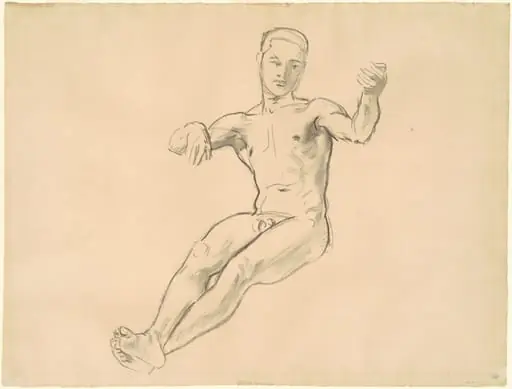 Study for "Arion", by John Singer Sargent