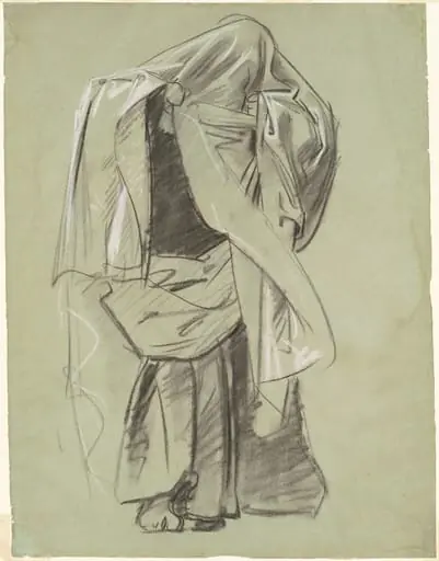Study for "Frieze of Prophets", by John Singer Sargent
