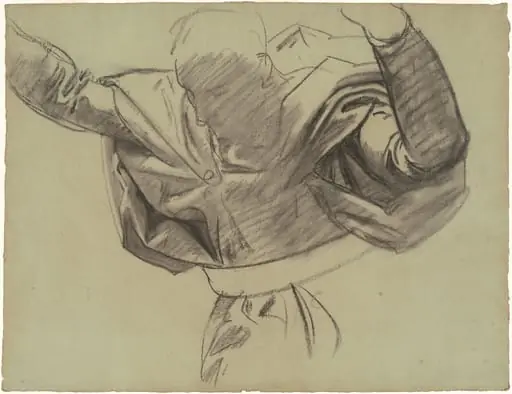 Study for "Handmaid of the Lord", by John Singer Sargent