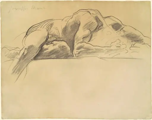 Study for "Hell", by John Singer Sargent