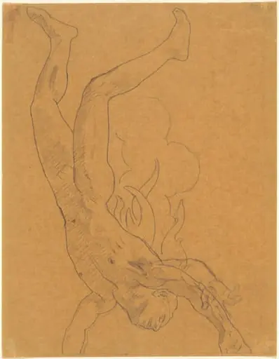 Study for "Phaethon", by John Singer Sargent