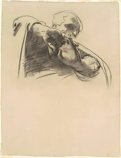 Study for "The Crucifixion and Death of Our Lord", by John Singer Sargent