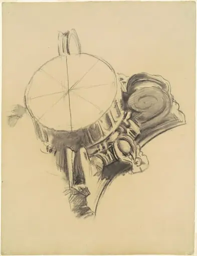 Study for "The Fall of Gog and Magog", by John Singer Sargent
