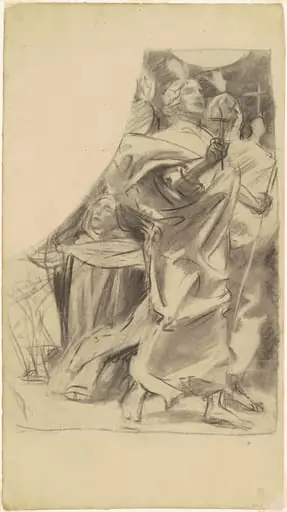 Study for "Triumph of Religion", by John Singer Sargent