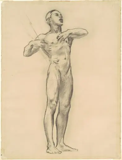 Study of Orpheus for "Classic and Romantic Art", by John Singer Sargent