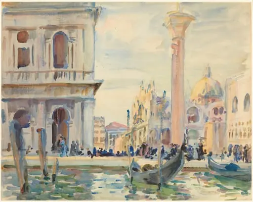 The Piazzetta, by John Singer Sargent