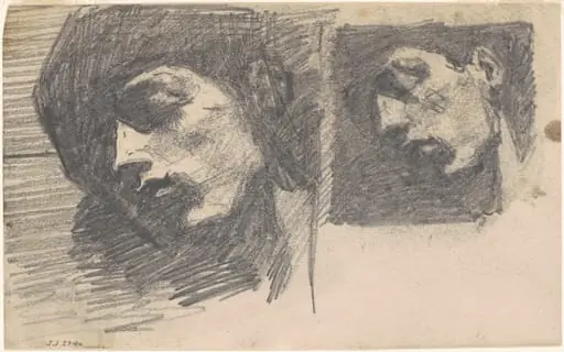 Two Heads, by John Singer Sargent