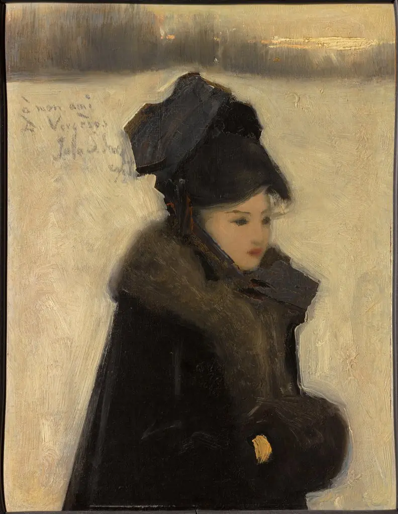Woman with Furs, by John Singer Sargent