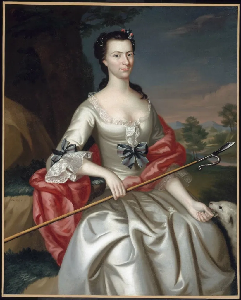 Ann Tyng (Mrs. Thomas Smelt), by John Singleton Copley, oil, 1756