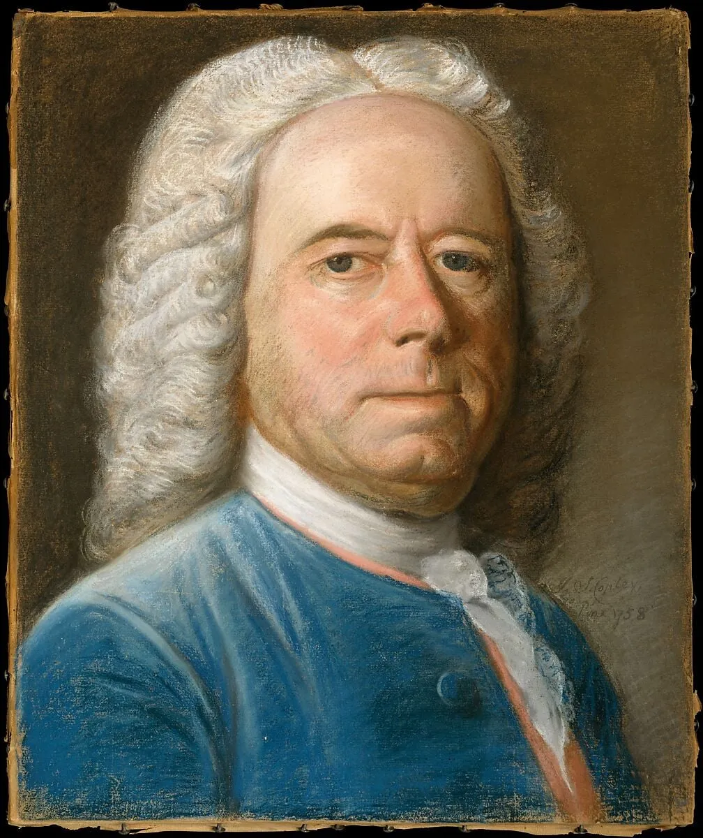 Hugh Hall, by John Singleton Copley, pastel, 1758