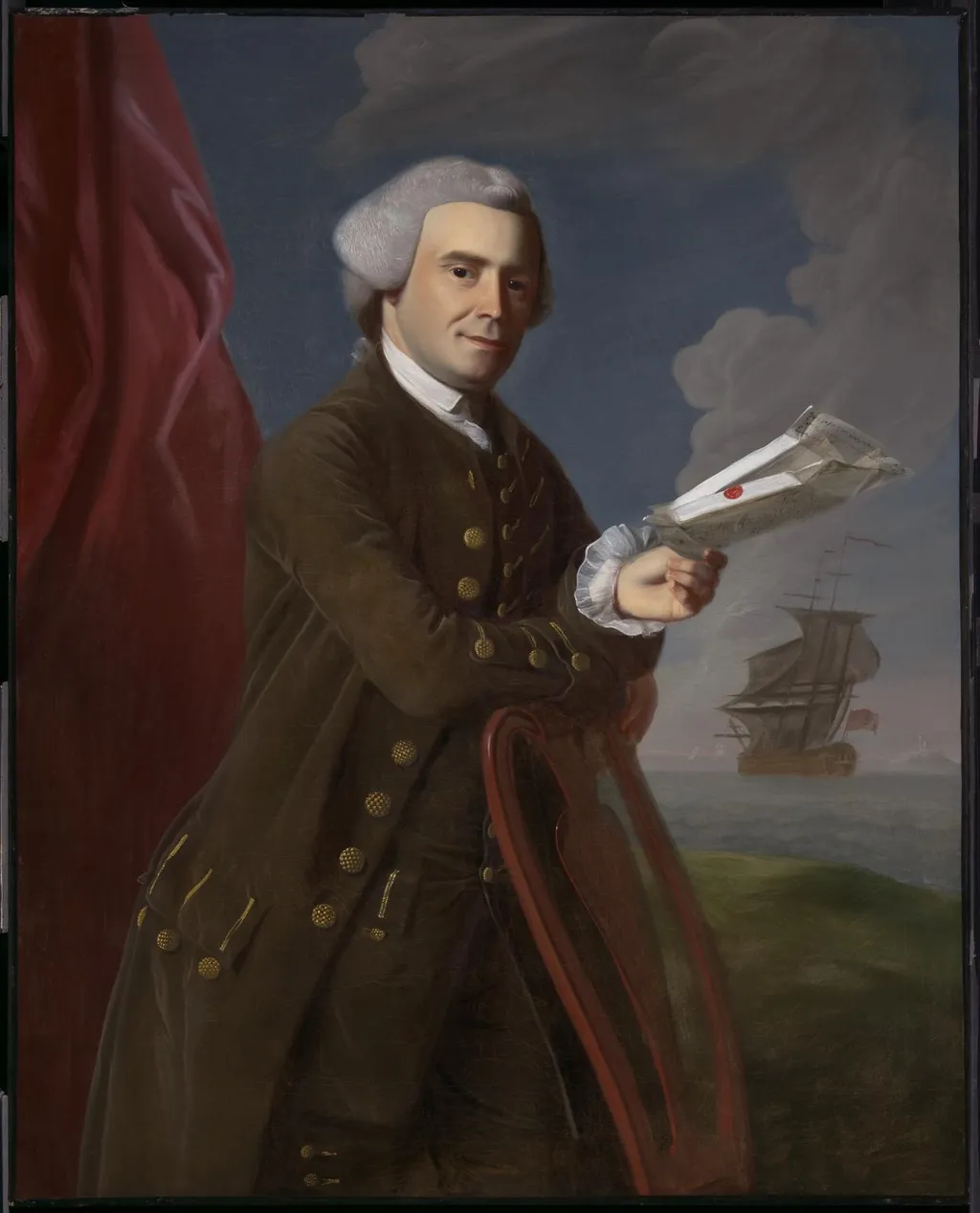 John Amory, by John Singleton Copley, oil, 1768