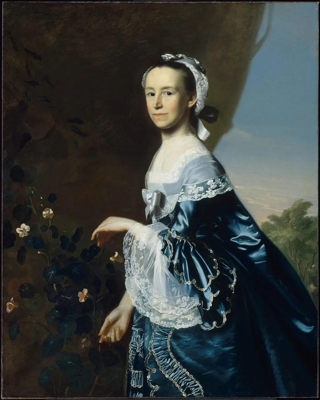 Mrs. James Warren (Mercy Otis), by John Singleton Copley, oil, 1763