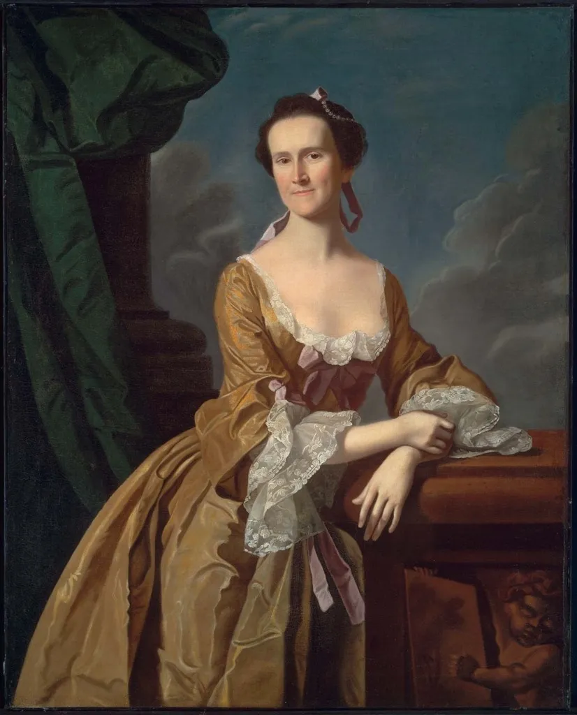 Mrs. John Amory (Katherine Greene), by John Singleton Copley, oil, 1763