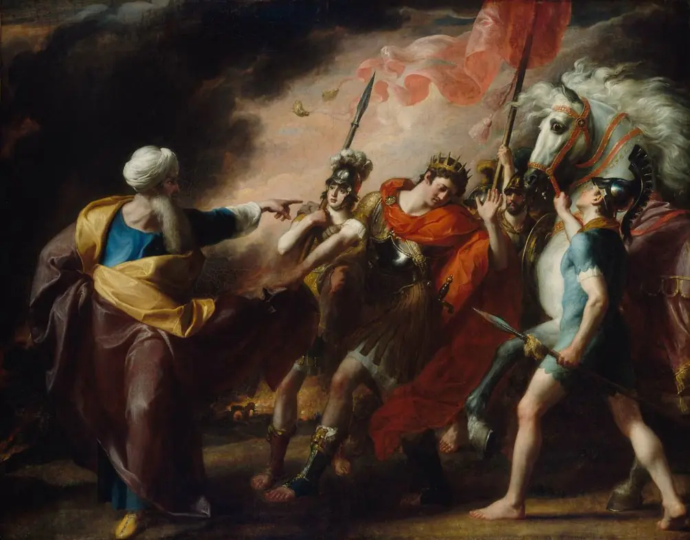 Saul Reproved by Samuel, by John Singleton Copley
