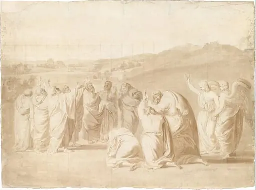Study for "The Ascension", by John Singleton Copley