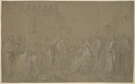 Study for "The Death of the Earl of Chatham", by John Singleton Copley