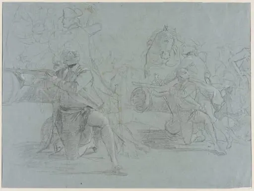Study for 'The Siege of Gibraltar', by John Singleton Copley