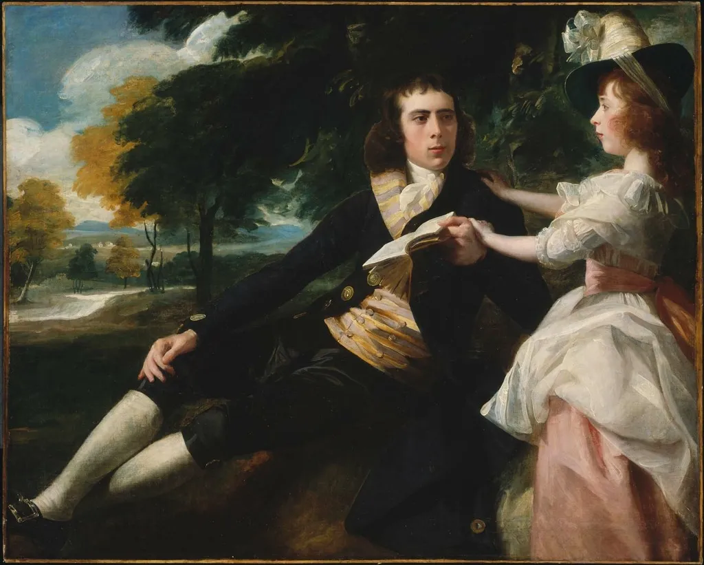 Thomas Lane and His Sister Harriot, by John Singleton Copley, oil, 1796