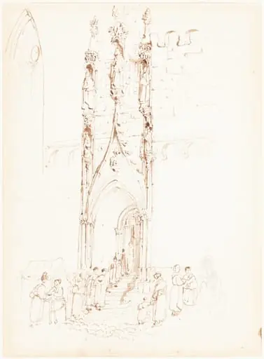 A Gothic Arch, by John Skinner Prout
