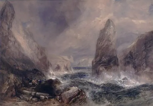 Kynance Cove, Cornwall, by John Skinner Prout