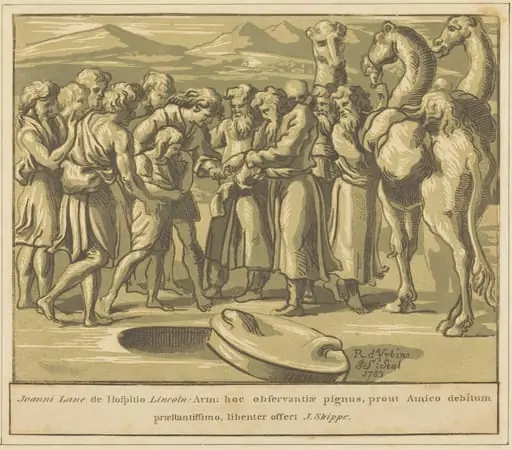 Joseph Sold into Slavery, by John Skippe