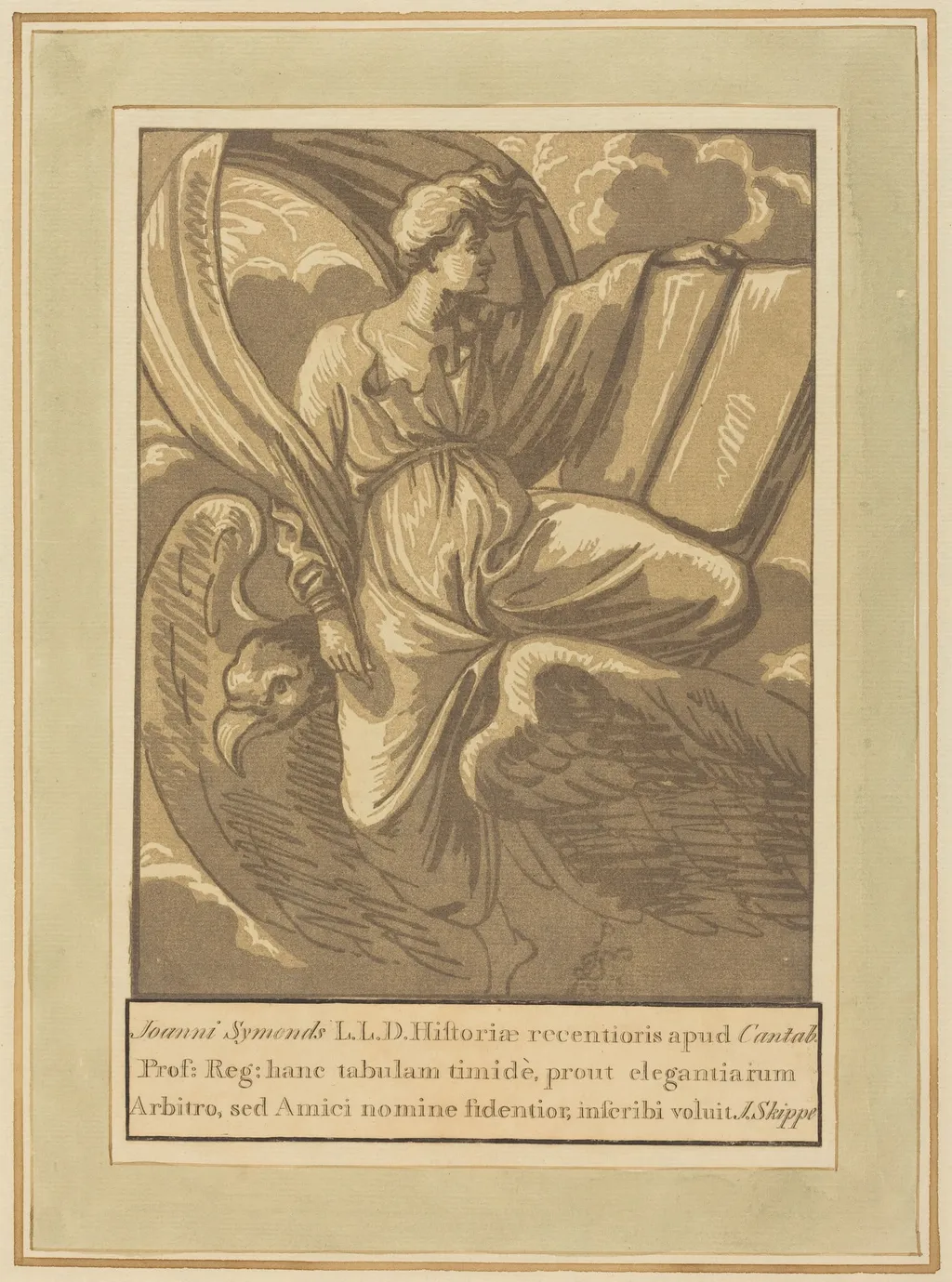 Saint John the Evangelist, by John Skippe, ink, 1771