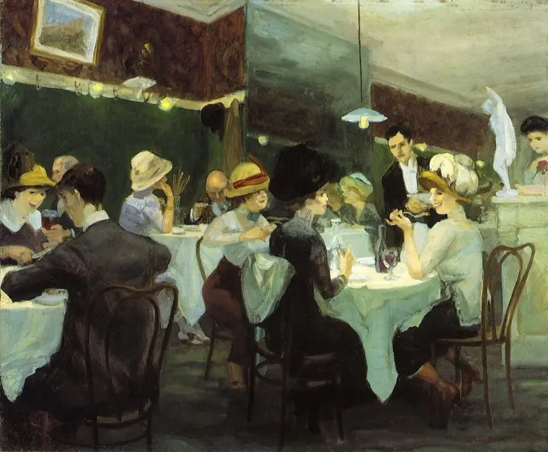 Renganeschi's Saturday Night, by John Sloan
