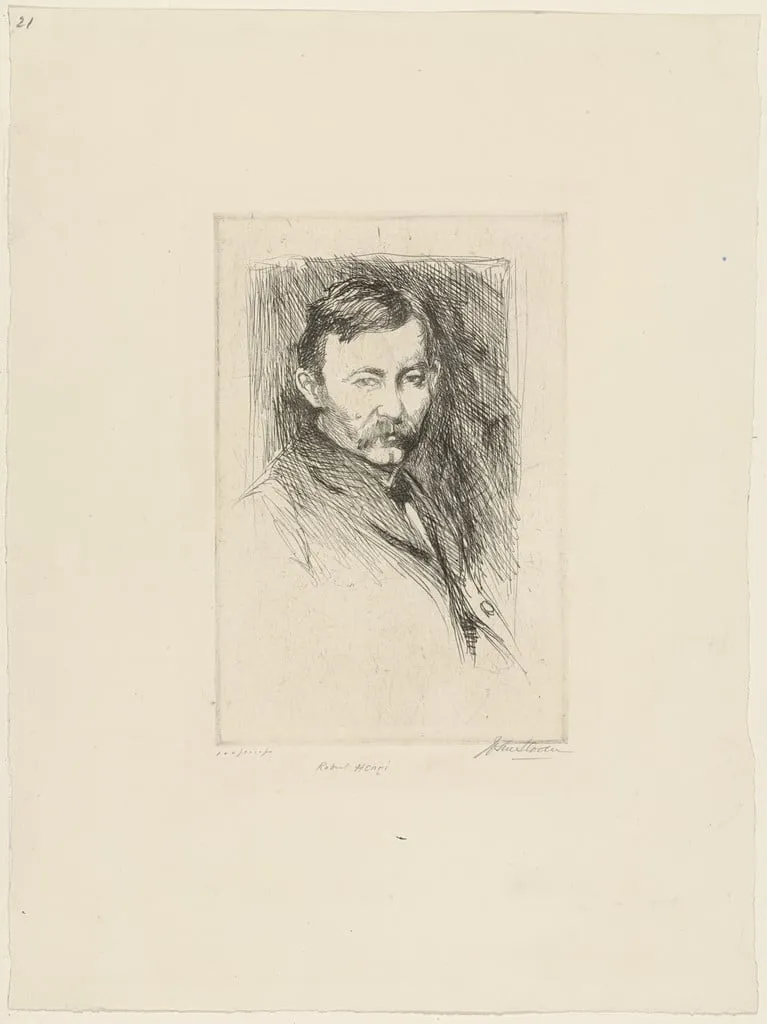 Untitled, by John Sloan, ink, 1902